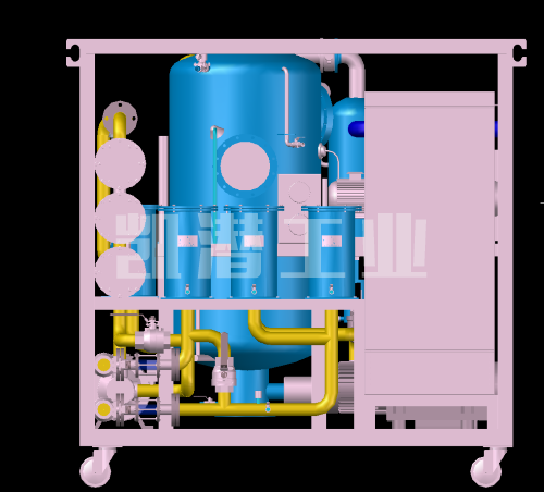 真空濾油機(jī)三維